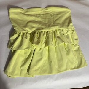 NWT Susana Monaco Tube Ruffle Tiered Top - size XS